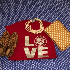 Alabama Crimson Tide V-Neck T-Shirt